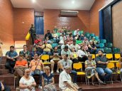 El primer encuentro fue con los líderes de las comunas 1, 2 y 5./Foto Cortesía