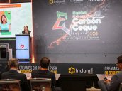 La ministra de Minas y Energía, María Nohemí Arboleda, participó en el primer día de la Cumbre Colombiana del Carbón y Coque, en Bogotá. / Foto: cortesía