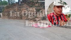  El cuerpo del adolescente quedó sobre la calle 24, luego de ser atacado a disparos. / Foto: cortesía