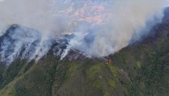 Después de varios días los organismos de socorro liquidan el incendio presentado en zona rural de Ocaña.