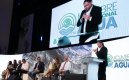 El gerente de la RAP del Gran Santander, Hugo Armando Rodríguez, interviene en la instalación de la II Cumbre Internacional del Agua/Foto: Cortesía