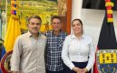 Mesa directiva del Concejo 2027, conformada por Guillermo León (presidente); Sergio Matamoros, Primer Vicepresidente, y Gimena C amacho, segunda vicepresidente./Foto: Cortesía